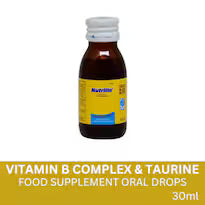 NUTRILIN Vitamins B-Complex and Taurine Drops 30mL