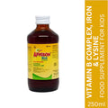 APPEBON Vitamin B Complex; Iron; Lysine; Buclizine HCl Kids Syrup 250mL