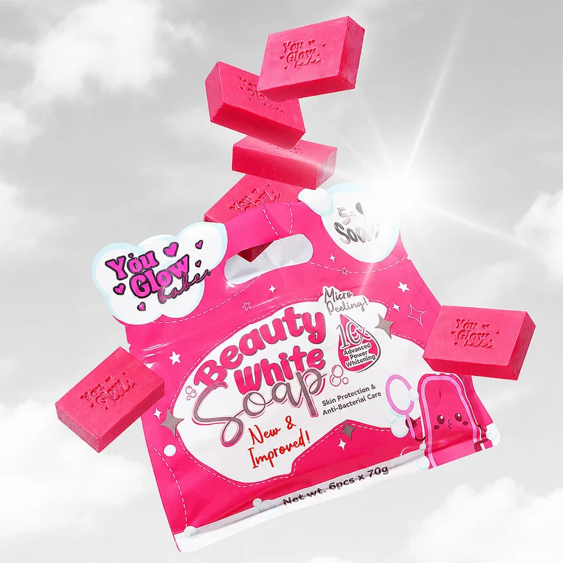 YOU GLOW BABE Beauty White Soap Micropeeling 5+1  Per Pack (New Packaging)
