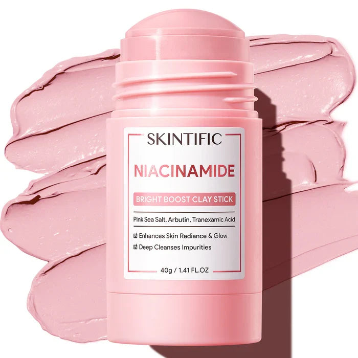 SKINTIFIC Niacinamide Bright Boost Clay Stick Mask 40g