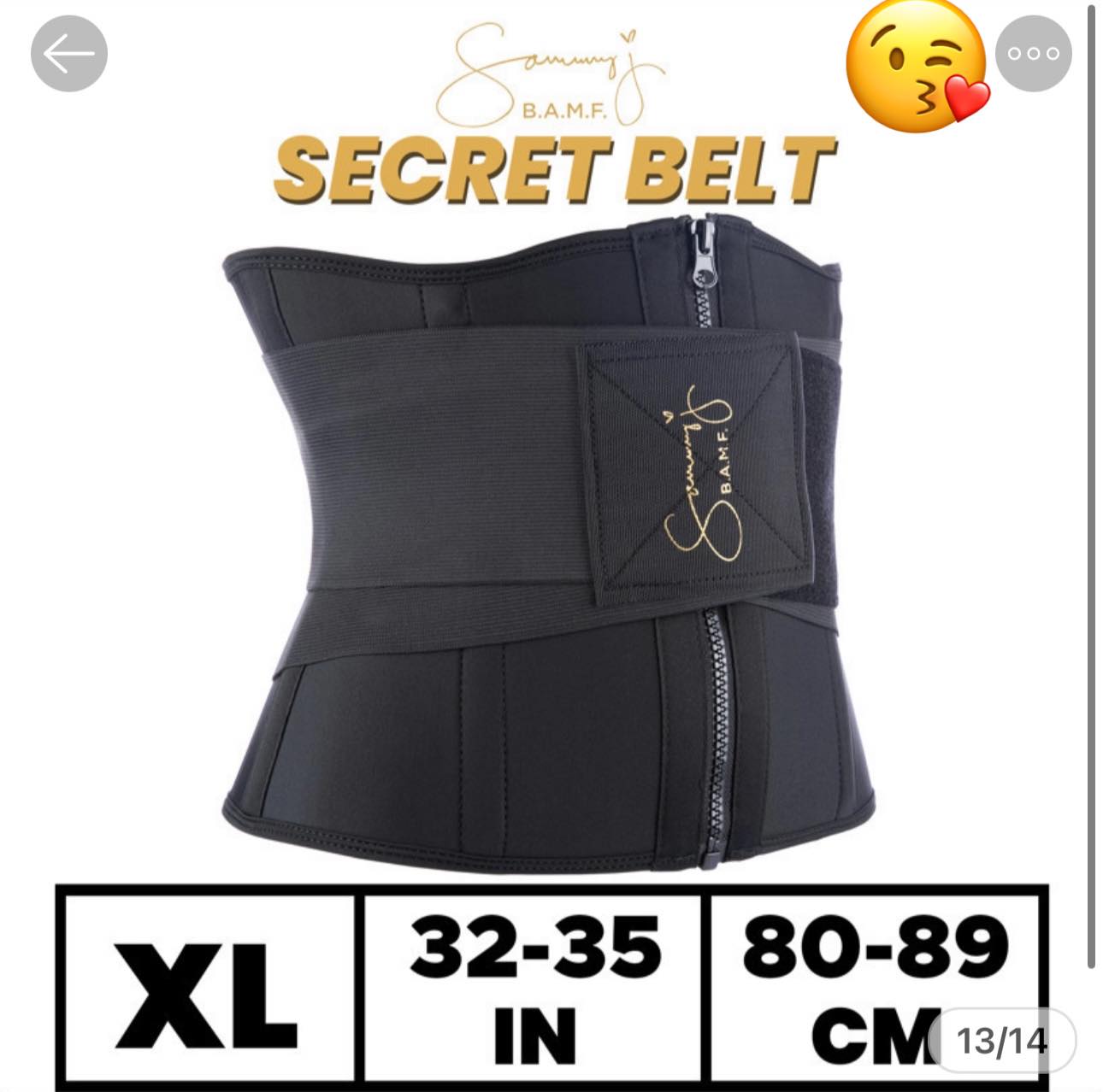 SAMMY BAMR Secret Belt 6.0 (X-LARGE)