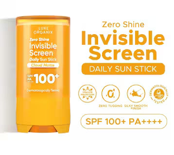 LUXE ORGANIX LUXE ORGANIX Zero Shine Invisible Screen Daily Sun Stick SPF 100 17g