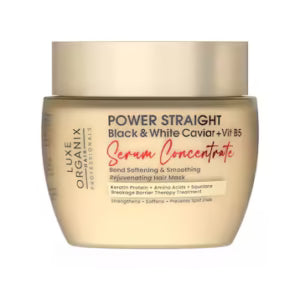 LUXE ORGANIX Power Straight Black & White Caviar + Vitamin B5 Serum Concentrate 500ml