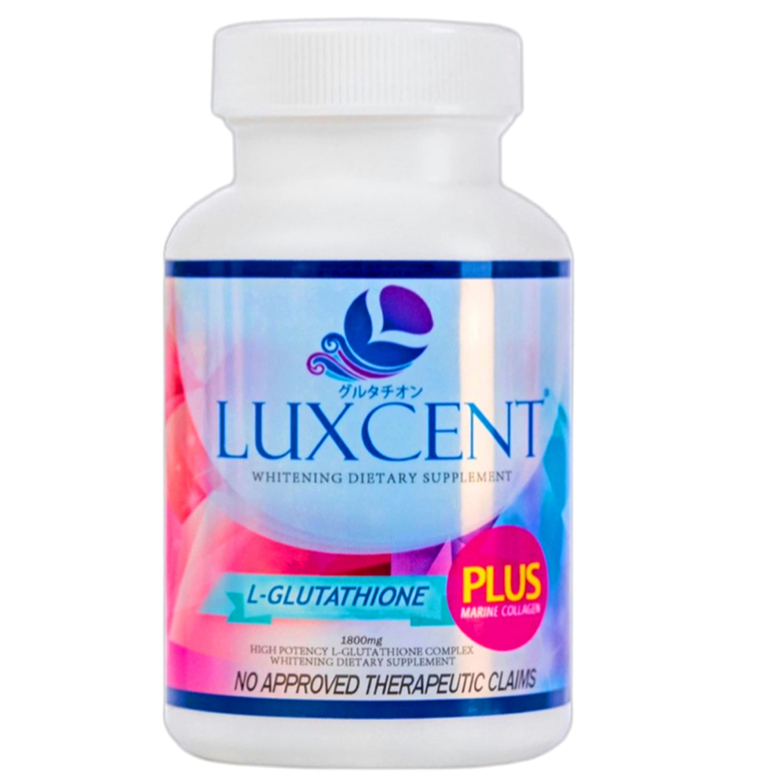 Luxcent Luminous Caps High-Potency Glutathione & Collagen Formula