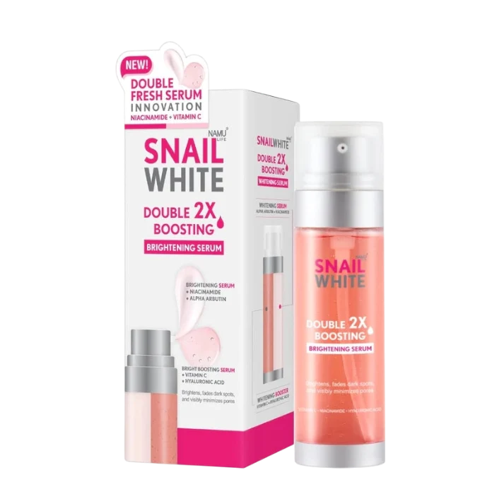 Snail white Double Boosting Whitening Serum 80ml