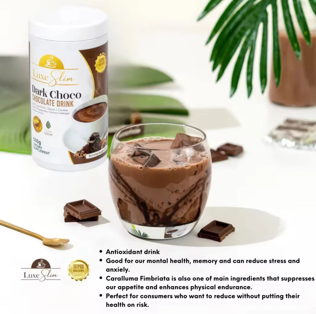 LUXE SLIM Dark Chocolate Drink 500g