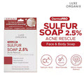 LUXE ORGANIX LUXE ORGANIX Dermapro Sulfur Soap 2.5% Acne Rescue 80g