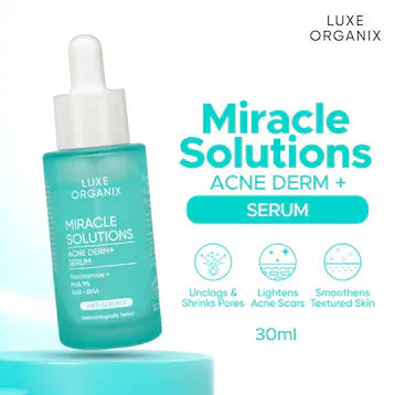 LUXE ORGANIX Miracle Solutions AHA BHA Serum 30ml