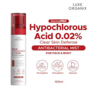 LUXE ORGANIX LUXE ORGANIX Hypochlorous Acid 0.02% Clear Skin Defense Antibacterial Mist 100ml