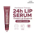 LUXE ORGANIX Panthenol Therapy 24H Lip Serum Tinted Lip Essence Honey Glaze 10G