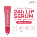 LUXE ORGANIX LUXE ORGANIX Panthenol Therapy 24H Lip Serum Tinted Lip Essence Berry Glaze 10G