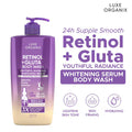 Luxe Organix Retinol + Gluta Youthful Radiance Whitening Seru Perfume Infused Body Wash1000G