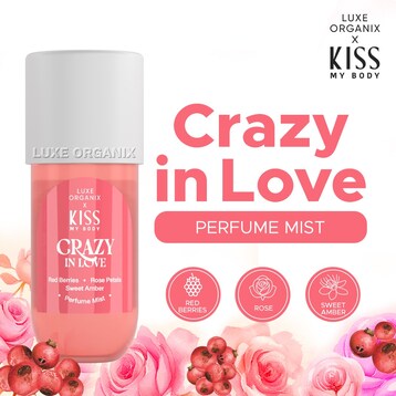 LUXE ORGANIX LUXE ORGANIX Kiss My Body Crazy In Love Perfume Mist 88ml