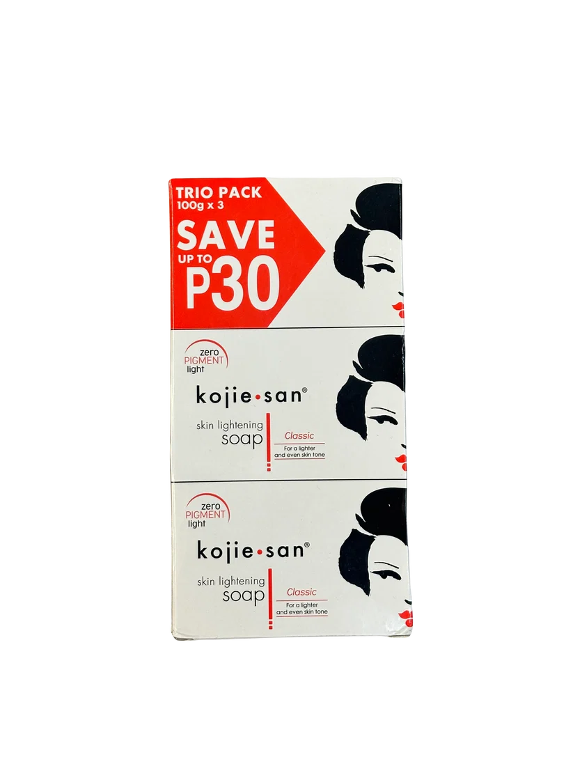 KOJIE SAN Skin Lightening Classic Soap 100Gx3 (Trio Pack)