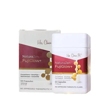 HERCHOICE PH NaturaZen FujiGlow+ Glutathione Capsules with Ceramide and Inositol 60 0Capsule