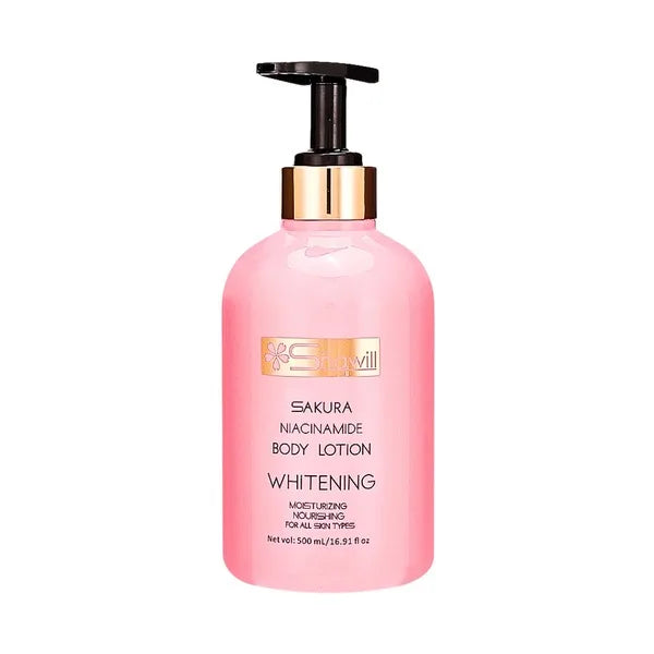 Shawill Sakura Niacinamide Whitening Body Lotion – 500ml