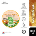 Luxe Organix Snail & Aloe Soothing Gel 95% 300ml