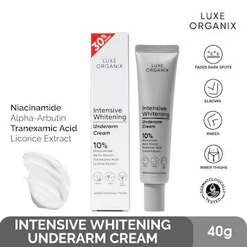 LUXE ORGANIX Luxe Organix Intensive Whitening Underarm Cream 10% Niacinamide 30g