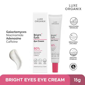 LUXE ORGANIX Luxe Organix Bright Eyes Eye Cream 80% Galactomyces 15g