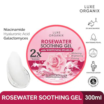 LUXE ORGANIX Luxe Organix Rosewater Soothing Gel 300ml