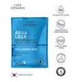 Luxe Organix Aqua Lock Serum Boost Sheet Mask 25ml