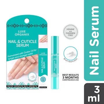 Luxe Organix Nail and Cuticle Castor Serum 3ML