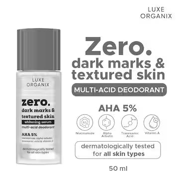 LUXE ORGANIX LUXE ORGANIX Zero. Multi-acid Deodorant Whitening Serum 50ml