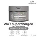 LUXE ORGANIX 24/7 Supercharged Dark Spot Fading Whitening 2in1 Serum Concentrated Pads 70s