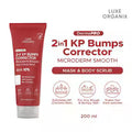 LUXE ORGANIX LUXE ORGANIX DermaPRO 2in1 KP Bumps Smooth Mask + Scrub Exfoliant 200ml