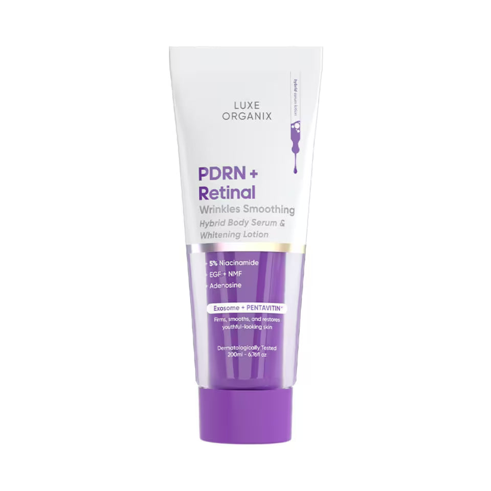 LUXE ORGANIX PDRN Plus Retinal Wrinkles Smoothing Hybrid Body Serum And Whitening