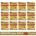 KERATIN plus Gold Intense Brazilian Hair Treatment 20g- 12pcs