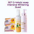 HERCHOICE Ph SET C + KOJIC: (2 PCS Kojic Papaya Soap, Sunflower Oil, Intensive Lightening Lotion