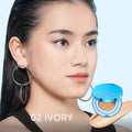 SKINTIFIC Cover all Perfect stay Velvet Matte Cushion High Coverage Poreless Flawless Foundation 11g-)02 IVORY)