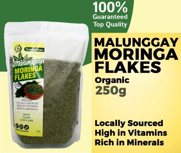 Malunggay Flakes (Organic Moringa Flakes) Superfood/Immunity Booster 250g