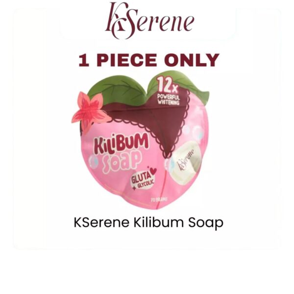 KSERENE Kilibum Gluta Glycolic Soap Exfoliating and Brightening 3x70g