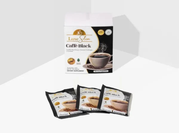 LUXE Beauty CAFFE BLACK (8 SACHET PER BOX)