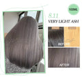 BREMOD Premium Hair Color Cocoa Very light Ash 8.11 with Oxidizing cream