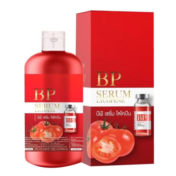 BP SERUM LYCOPENE Collagen Arbutin Tomato Concentrated Formula HYA Gluta 500ml