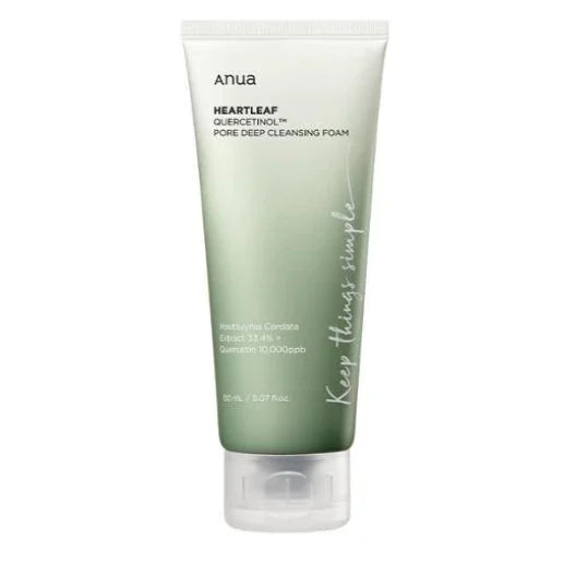 ANUA HEARTLEAF QUERCETINOL PORE DEEP CLEANSING FOAM 150ml