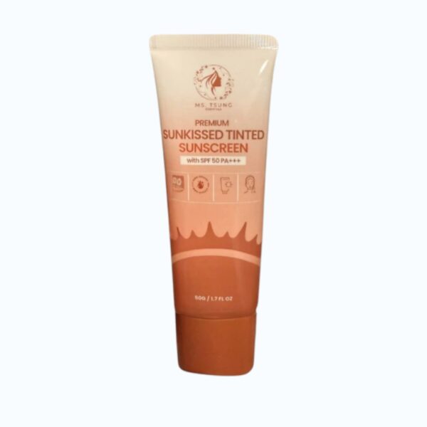 Ms Tsung Premium Sunkissed Tinted Sunscreen with SPF50 PA+++ 50g