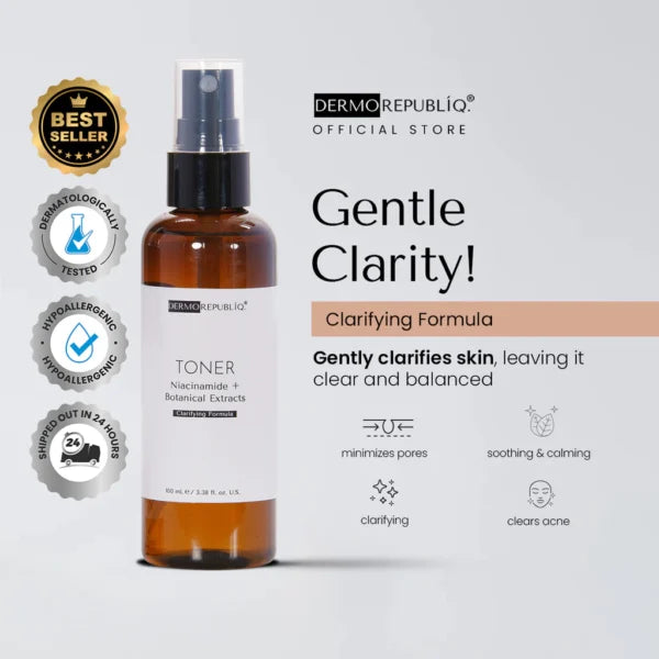 Dermorepubliq Clarifying Formula Toner Niacinamide + Botanical Extracts