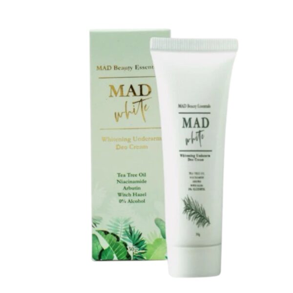 Mad Beauty Essentials Whitening Underarm Deo Cream 30g