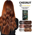 Augeas Herbal 3in1 Hair Dye Shampoo 500ml-CHESTNUT