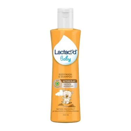 Lactacyd Baby Body Wash And Shampoo Active Play 250mL