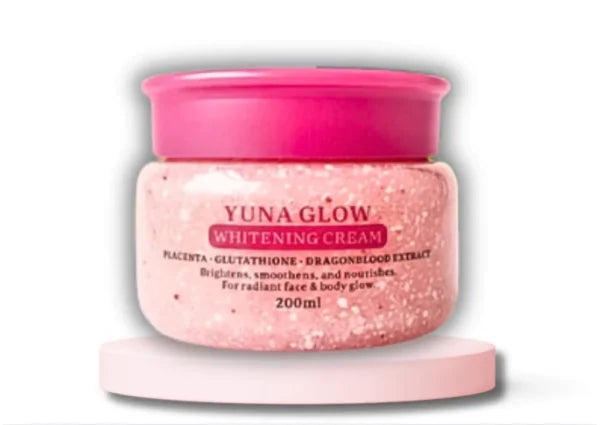 BMRS Yuna Glow Whitening Cream with Glutathione Placenta Dragon Blood Extract 200g
