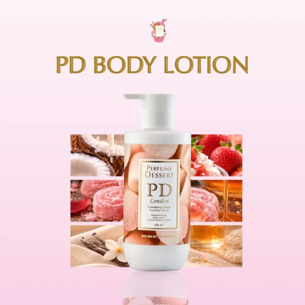 PERFUME DESSERT Strawberry Cream Gummy Candy Body Lotion 500ml