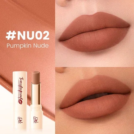 FOCALLURE Transferproof Hero Matte Lip Tint Lipstick (#NUO2 PUMPKIN NUDE)