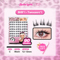 BABELASH New Version 3.0 Black Adhesive Strips 80-120 Clusters Glue-Free eyelashes 10-14mm-BH11