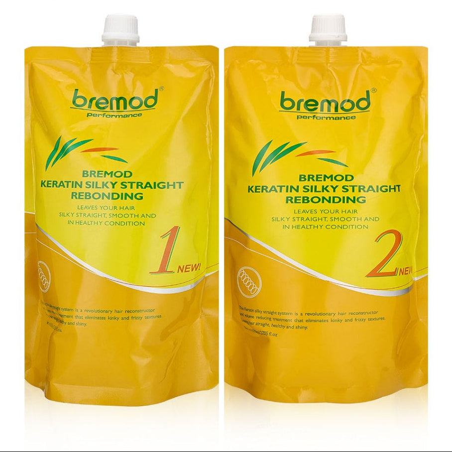Bremod Keratin Silky Straight Rebonding Set 800mlx2