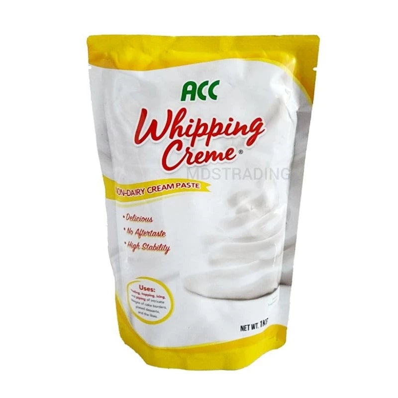 ACC Whipping Cream Non Dairy Creme Paste Whip Whipped Topping Frosting Icing 1kg